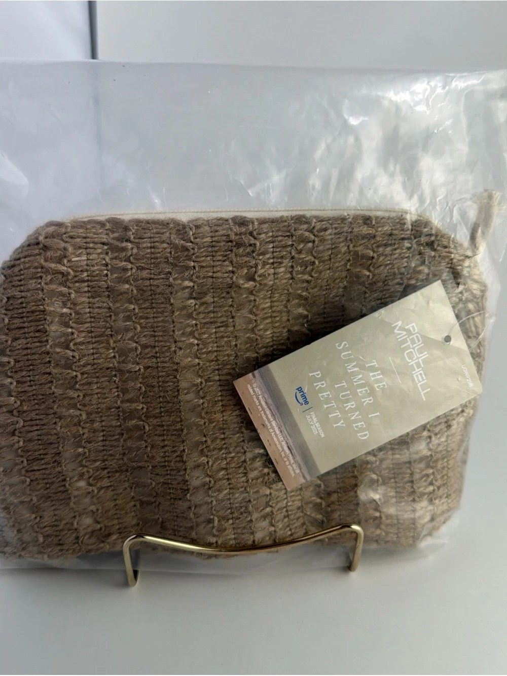 Make Up Bag by Paul Mitchell limited edition in Tan